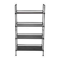 Organize It All 4 Tier Espresso Freestanding Shelf