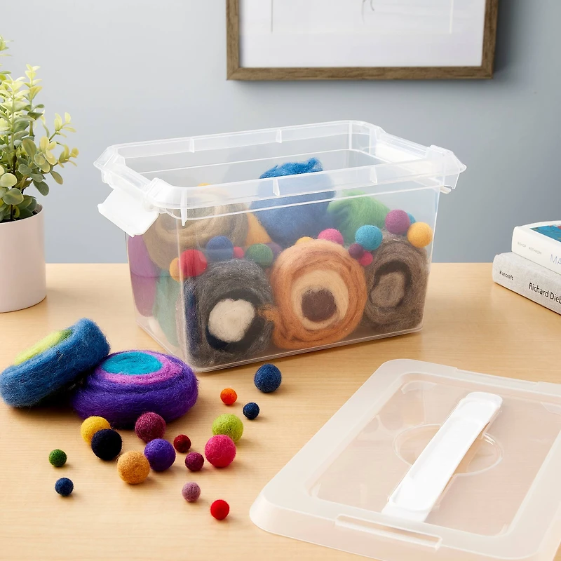 6.2qt. Storage Bin with Lid by Simply Tidy