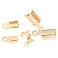 Mixed Gold Folding End Crimps, 168ct. by Bead Landing™