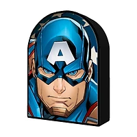 Marvel Avengers - Captain America 3D Lenticular Jigsaw Puzzle in a Collectible Shaped Tin: 300 Pcs