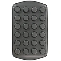 Gibson Baker's Friend™ 24 Cup Nonstick Steel Mini Muffin Pan