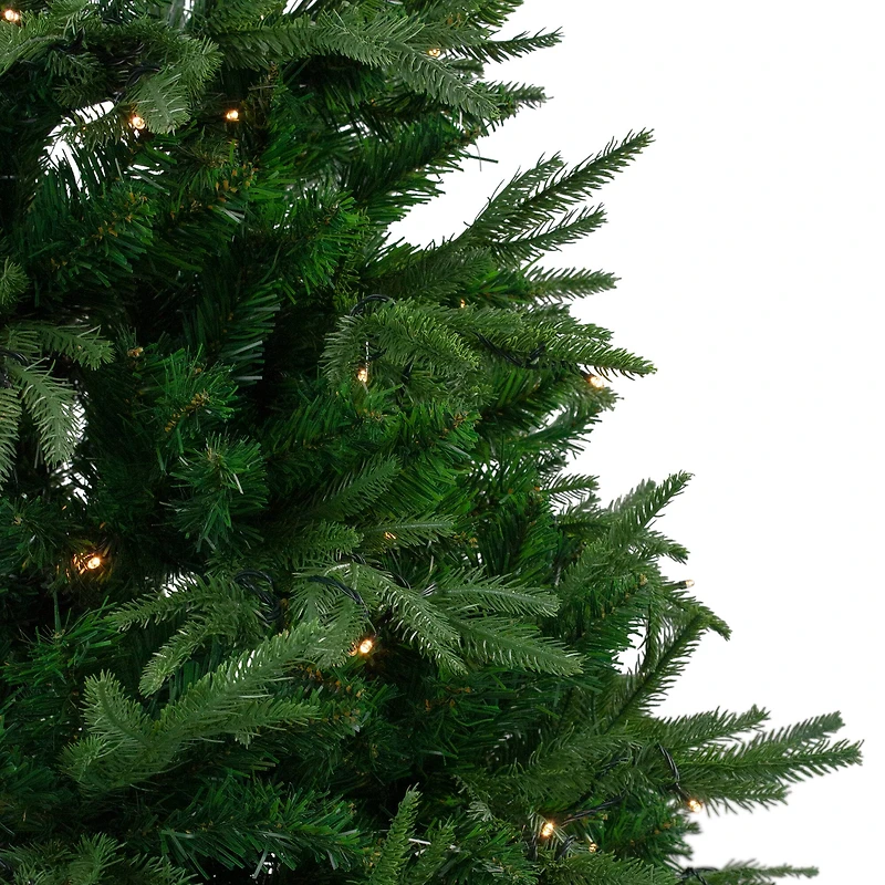 7.5ft. Pre-Lit Silverthorne Fir Artificial Christmas Tree, Clear Lights
