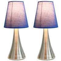 Simple Designs Valencia Mini Touch Table Lamp Set