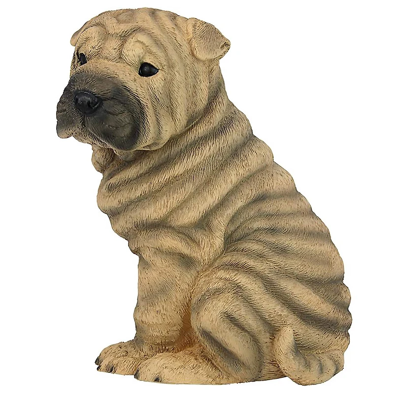 Design Toscano 9" Shar-Pei Puppy Dog Statue