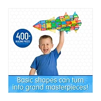 Techno Tiles - Super Building Set: Primary Colors: 400+ Pcs