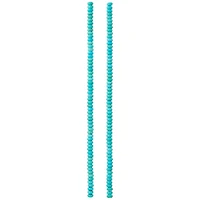 Turquoise Dyed Reconstituted Stone Rondelle Beads, 4mm by Bead Landing™
