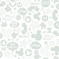 RoomMates Mickey Mouse Icons Peel & Stick Wallpaper