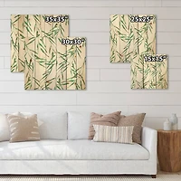 Designart - Tropical Green Leaves In Summer Times II