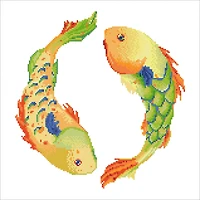 Diamond Dotz® Advanced Dancing Fish Decorative Pillow Kit