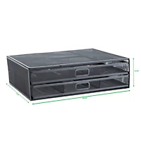 Mind Reader Monitor Stand with Drawer Storage