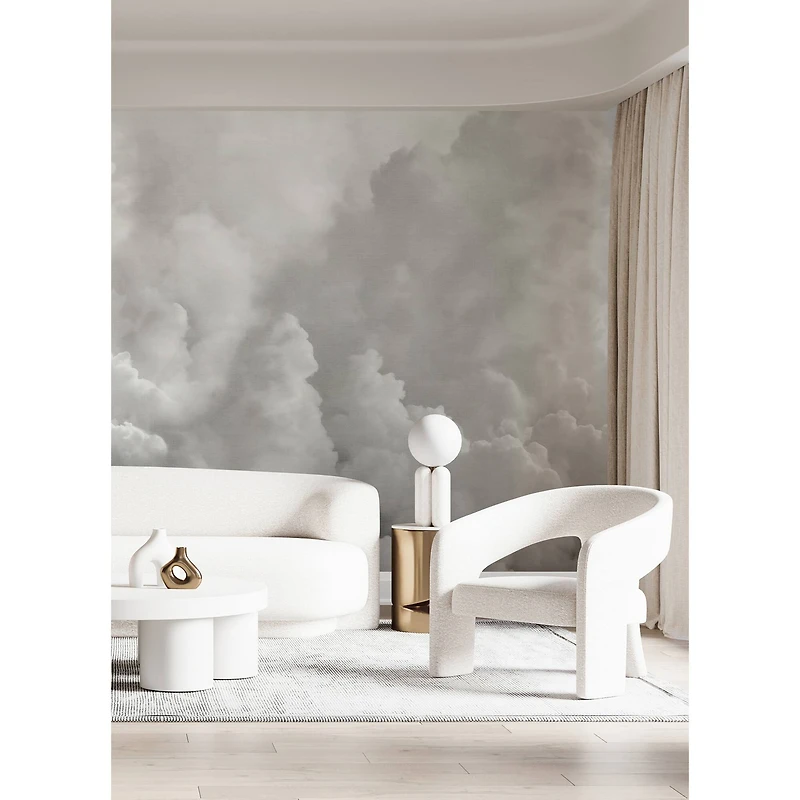 Katie Hunt Dove Gray In the Clouds Wall Mural