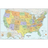 WallPops Dry Erase USA Map