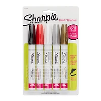 6 Packs: 5 ct. (30 total) Sharpie® Medium Point Basic Paint Markers
