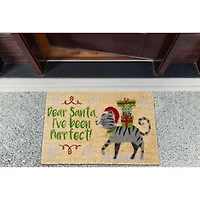 DII® Dear Santa, I've Been Purrfect Doormat