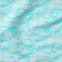 Fabric Editions Turquoise Abstract Dot Cotton Fabric