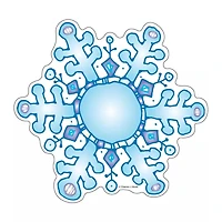 Carson Dellosa Education Snowflakes Cut-Outs, 3 Packs of 36