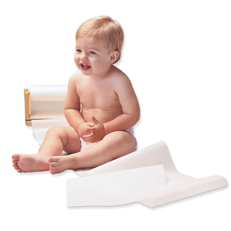 Pacon® 14.5" x 225ft. White Changing Table Paper Rolls, 2ct.