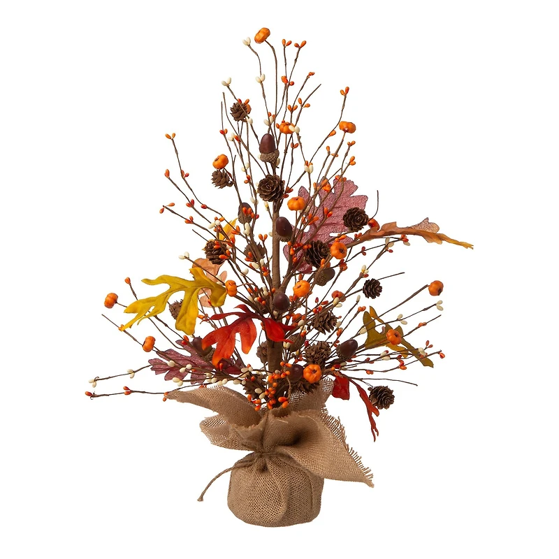20" GlitzHome® Harvest Tree Tabletop Décor