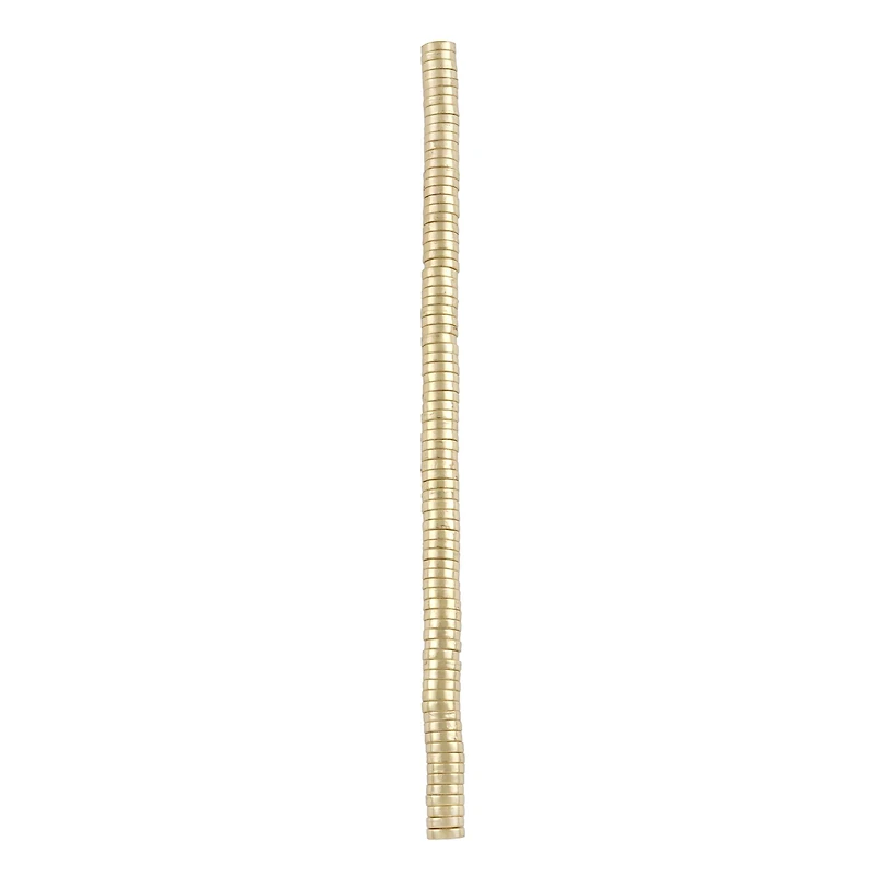 12 Pack: Gold Large Hole Metal Disc Spacer Beads by Bead Landing™