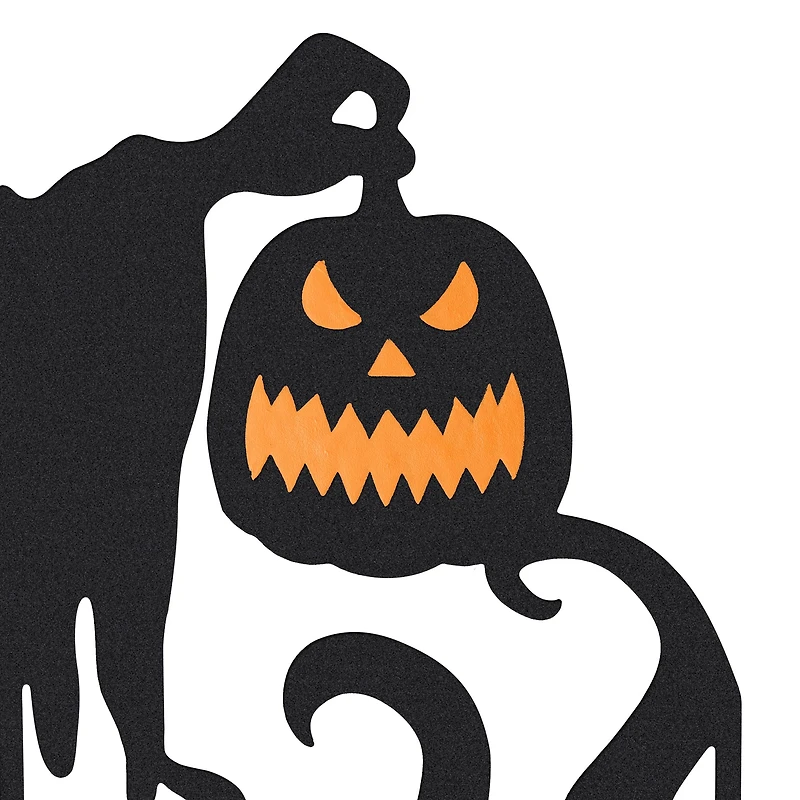 Glitzhome® 34.5" Halloween Metal Silhouette Witches With Cauldron Yard Stake Set