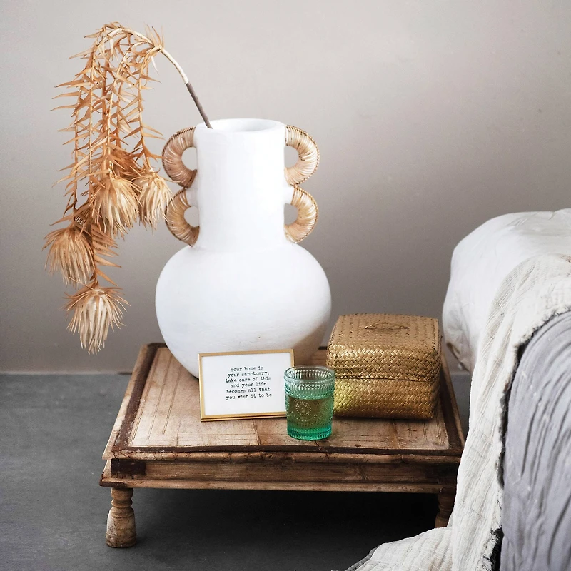 Hello Honey® 6" Metal & Glass Life Quotes Framed Tabletop Décor Set