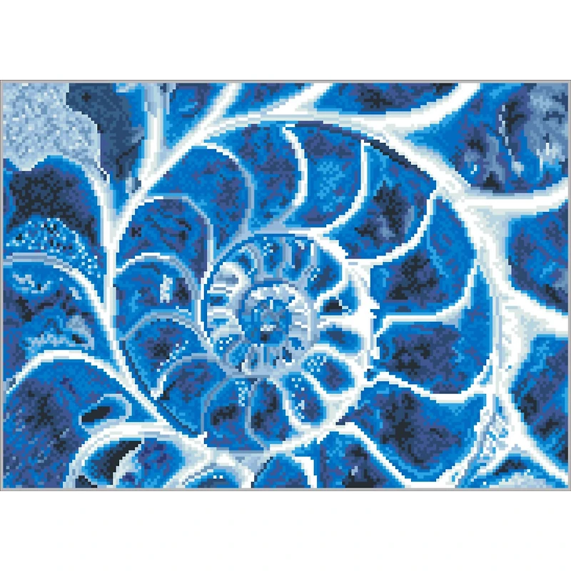 Diamond Dotz® Intermediate Blue Nautilus Diamond Facet Art Kit