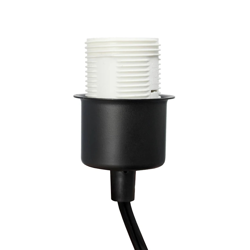 Elegant Designs™ 5ft. Black Organizer Storage Shelf and Wine Rack Floor Lamp