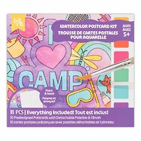 Little Yellow Bicycle® I Love Camp Watercolor Postcard Kit