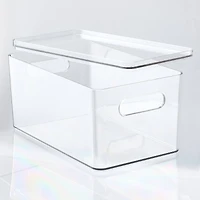Small Clear Stacking Plastic Bin with Lid by Simply Tidy®