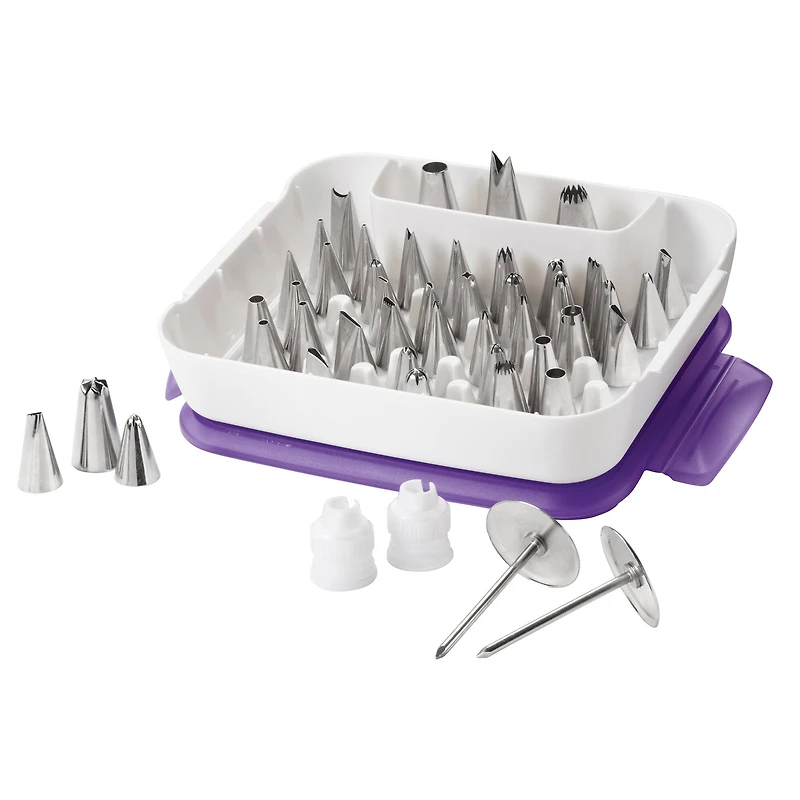 Wilton™ 55-Piece Master Cake & Cupcake Piping Tip Set