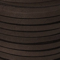 3.1mm Dark Brown Square Leather Cord, 2ct. by Bead Landing™