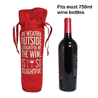 Personality Case™ Red Delightful Wine Bag