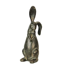 Floppy Ear Rabbit Statues Set