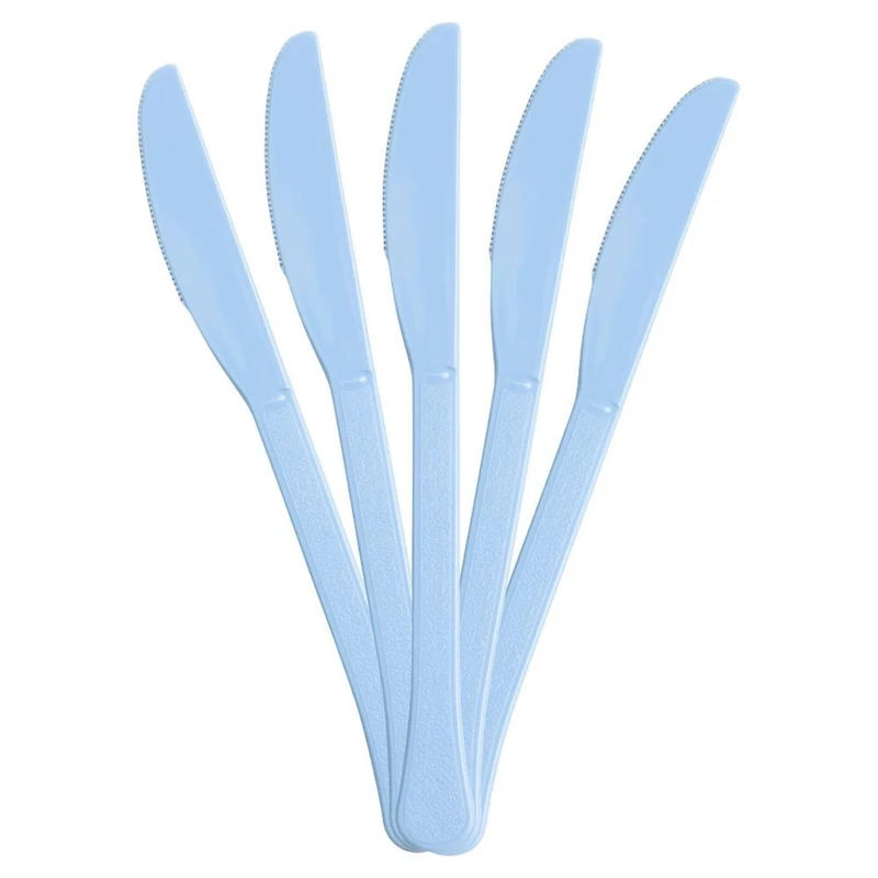 JAM Paper Premium Utensils Plastic Knives Party Pack
