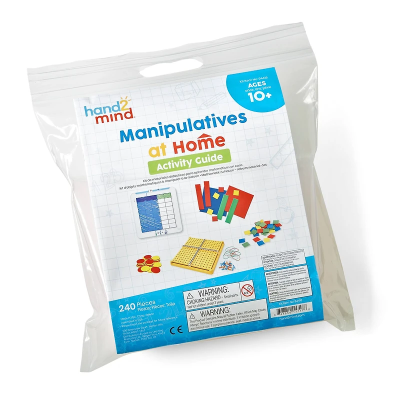 hand2mind® Manipulatives at Home Kit, Grades 6-8
