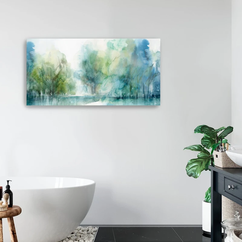 Lumaprints Blue Silence Canvas Giclée Art