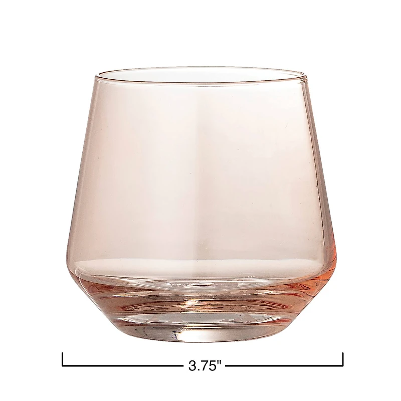 Hello Honey® 12oz. Blush Round Drinking Glasses, 4ct.