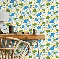 Elana Gabrielle Nasturtiums Floral Peel & Stick Wallpaper