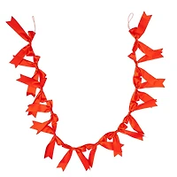 6ft. Orange Bow Garland by Ashland®