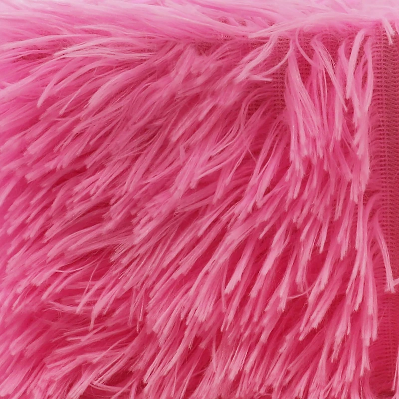 4" Pink Faux Fur Decorative Container by Ashland®