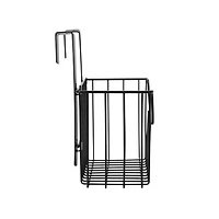 Household Essentials Over the Door Cut Out Metal Basket