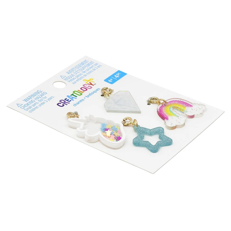 Unicorn, Rainbow, Diamond & Star Charms by Creatology™