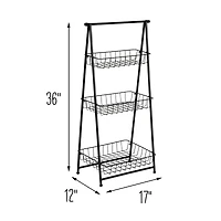 Honey Can Do 3-Tier Folding A-Frame Caddy