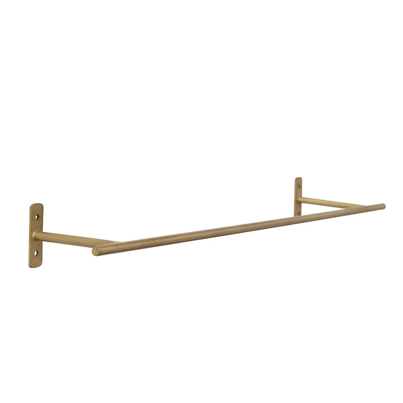 Hello Honey® Matte Brass Finish Modern Metal Hanging Bar