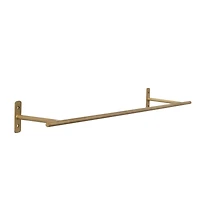 Hello Honey® Matte Brass Finish Modern Metal Hanging Bar