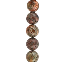 Leopard Jasper Round Beads, 10mm by Bead Landing™