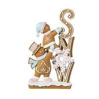 Glitzhome® 12.5" Resin Christmas Gingerbread Table Decor