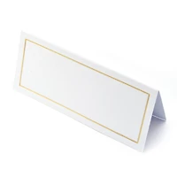 12 Packs: 48 ct. (576 total) Gold Border Place Cards by Recollections™