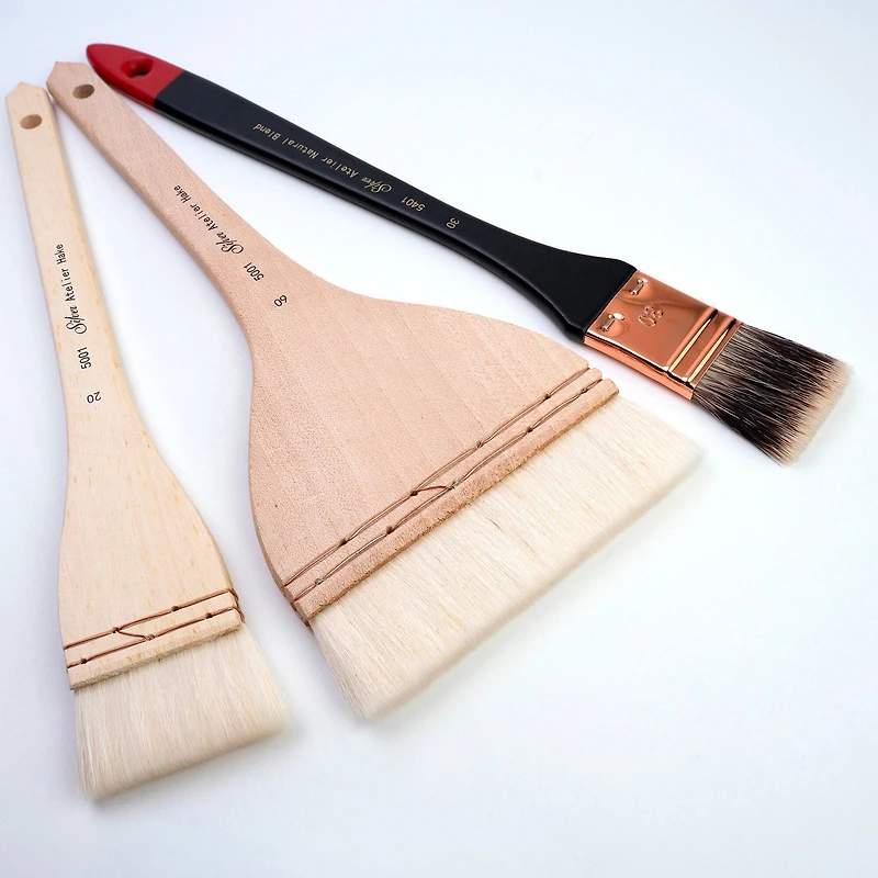 Silver Brush Limited Hake/Mottler Combo 3 Piece Brush set