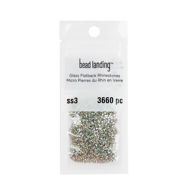 SS3 Glass Flatback Rhinestones by Bead Landing